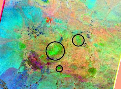 Search for hydrothermally altered rocks to identify porphyry copper deposits using ASTER images
