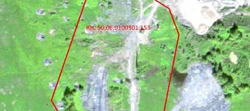 Determination of disturbance of soil and vegetation cover