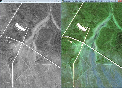 Spatial resolution improvement process