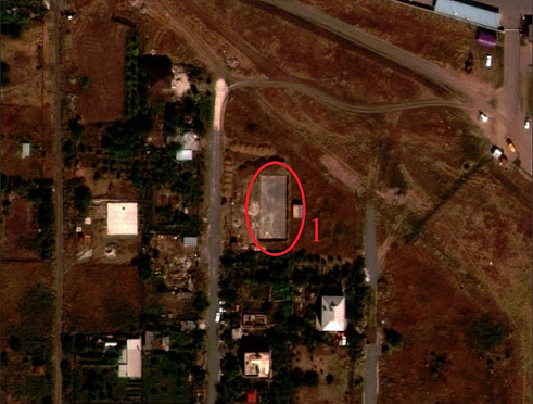 Результаты дешифрирования космического изображения GeoEye-1, полученного 11 сентября 2010 года.