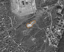 Illegal active quarry, 2017, the satellite Resurs-P © NTS OMZ OF JSC RCC