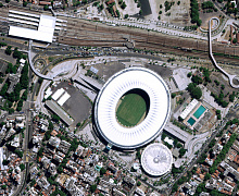 Rio de Janeiro, Brasil. WorldView-3 satellite, 2016.