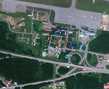 The Khanty-Mansiysk airport, Russia, 04.08.2009